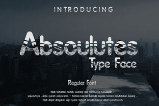 Absoulutes: A Premium Display Font for Bold Branding