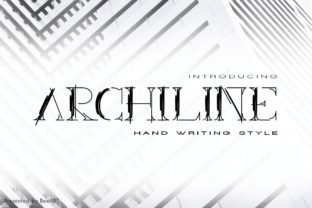 Archiline: A Hand-Scratched Display Font for Brands