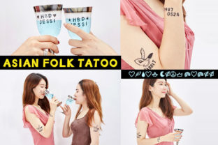 Asian Folk Tattoo: A Bold Display Font for Campaigns