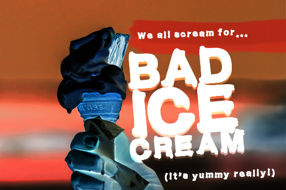 Bad Ice Cream: A Playful Display Font for Web Design
