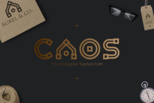 Caos: A Bold Display Font for Business Branding