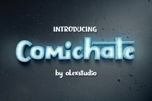 Comichate: A Bold Display Font for Web Design