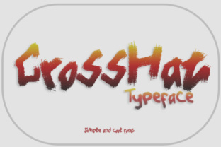 CrossHat: A Bold Display Font for Small Business Branding