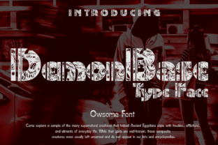 DemonBase: A Bold Display Font for Modern Web Design