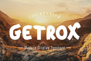 Getrox: A Playful Display Font for Your Brand