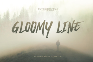 Gloomy Line: The Edgy Display Font for Marketers