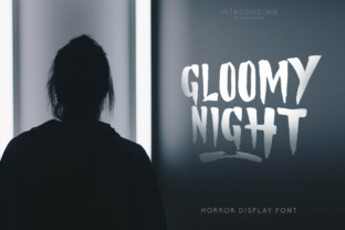 Gloomy Night: A Quirky Display Font for Edgy Web Design