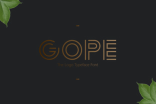 Gope: A Signature Display Font for Modern Web Brands