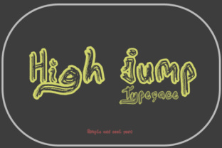 High Jump: A Bold Display Font for Modern Editorial Design