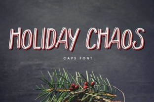 Holiday Chaos: A Handcrafted Display Font Review