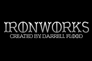 Ironworks: A Bold Display Font for Fantasy Branding
