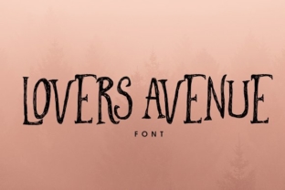 Lovers Avenue: A Handcrafted Display Font for Editors