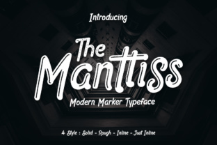 Manttiss: A Modern Display Font for Small Brands