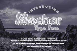 Mechar: A Bold Display Font for Modern Branding