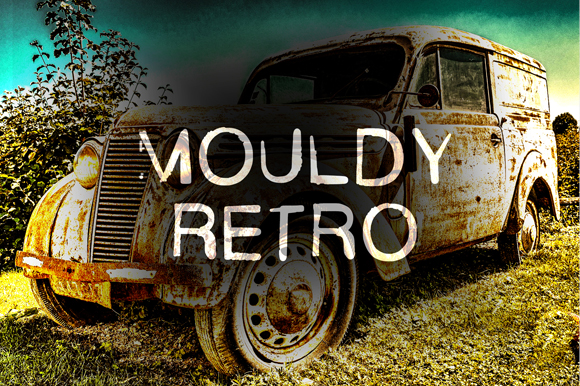 Mouldy Retro: A Rustic Display Typeface for Editorial Design