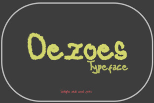 Oezoes: A Display Font for Editorial Storytelling
