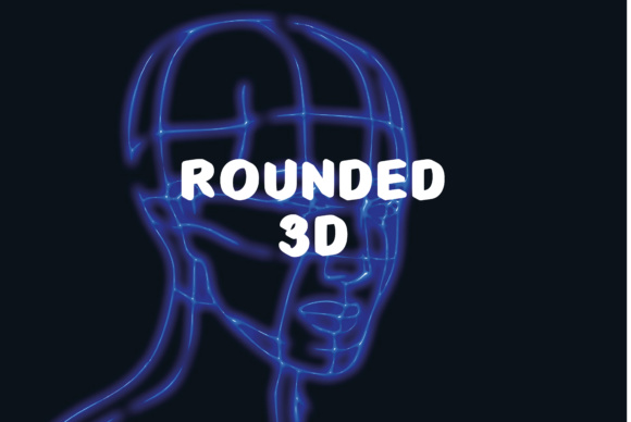 Rounded 3D: A Bold Display Font for Web Design