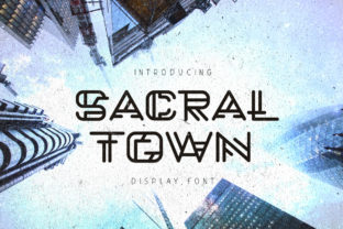 Sacral Town: A Linear Display Font for Web Design