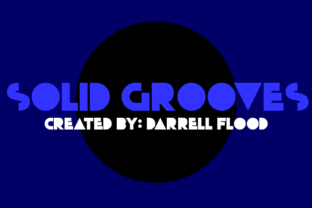 Solid Grooves: A Bold Display Font for Editorial Design