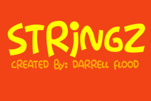 Stringz: A Playful Display Font for Web Design