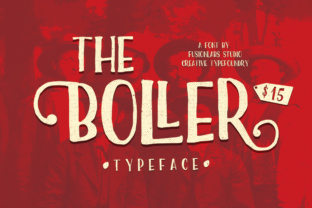The Boller: A Retro Display Font for Campaigns