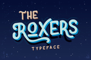 The Roxers: A Handmade Display Font for Crafters