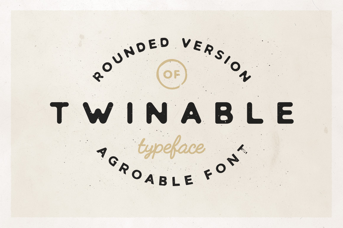 Twinable: A Friendly Display Font for Your Brand